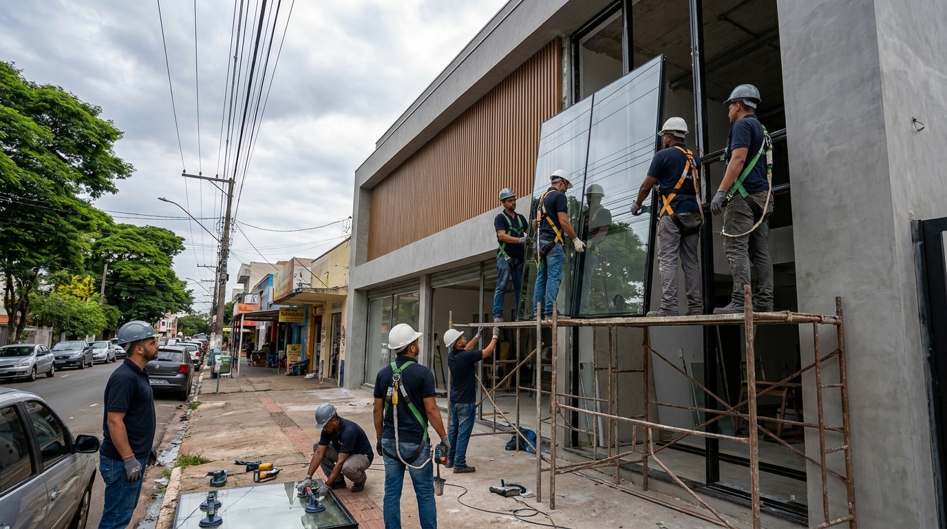 Fachada de Vidro em Maringá‑PR