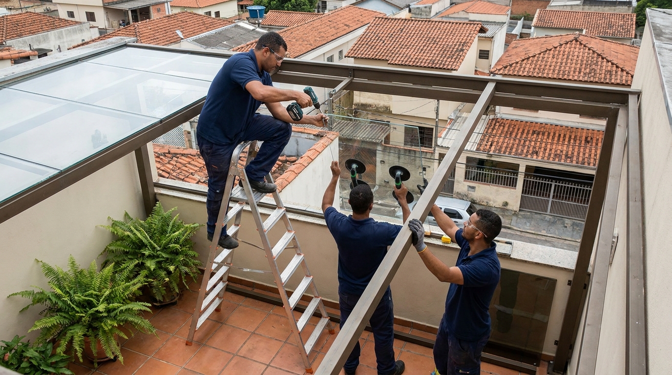 Cobertura de Vidro em Maringá‑PR