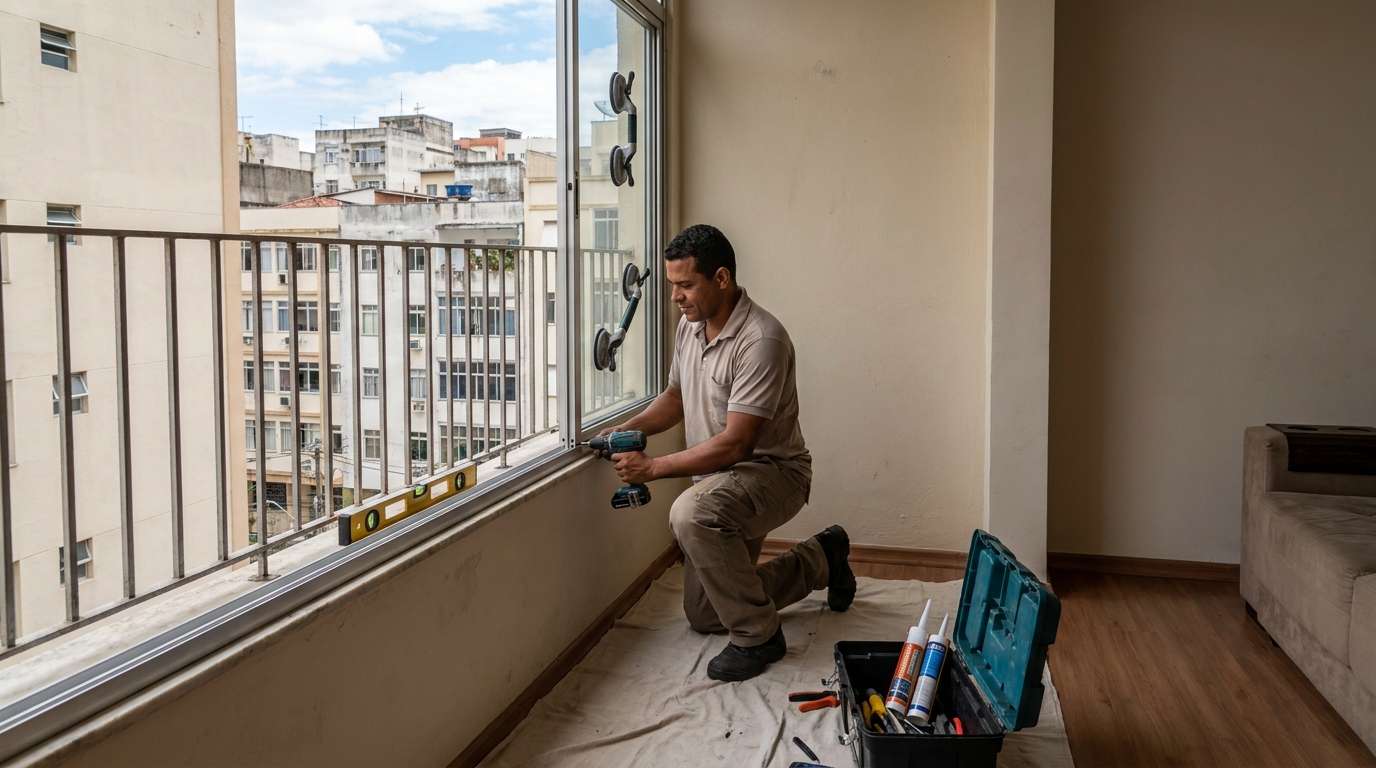 Janelas de Vidro em Maringá‑PR